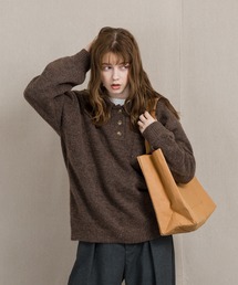 MUHET | ポロニット(ニット/セーター)