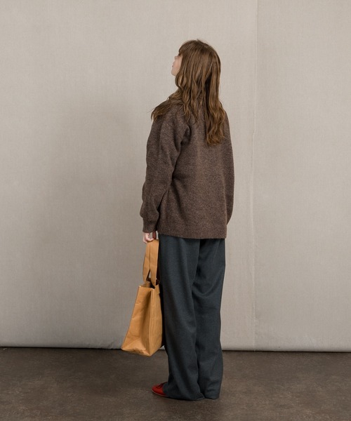 MUHET（ミュエータ）の「ポロニット（ニット/セーター・レディース・ブラウン/ブルー/ライトグリーン・SMALL/MEDIUM/LARGE）」の18枚目の写真