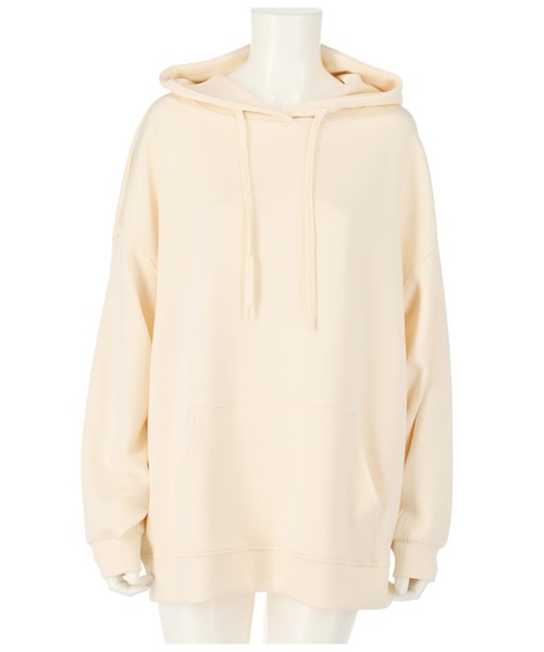 LATINA(ラティーナ)の「ダンボールチュニックパーカー(パーカー・レディース・ブラック/ベージュ/アイボリー・FREE)」の15枚目の写真