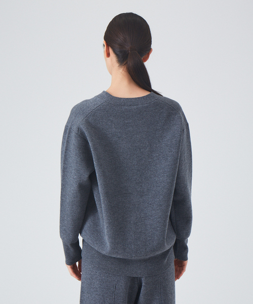 qualite(カリテ)の「【WEB・一部店舗限定】圧縮ニットカーディガン◇セットアップ対応(カーディガン/ボレロ・レディース・サックスブルー/チャコールグレー・フリー)」の18枚目の写真