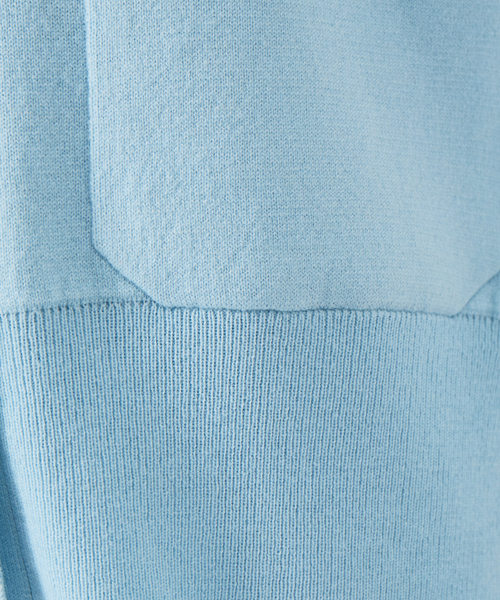 qualite(カリテ)の「【WEB・一部店舗限定】圧縮ニットカーディガン◇セットアップ対応(カーディガン/ボレロ・レディース・サックスブルー/チャコールグレー・フリー)」の16枚目の写真