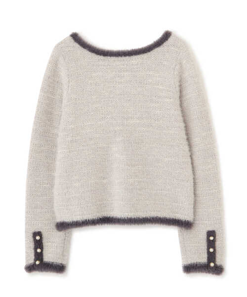 PROPORTION BODY DRESSING(プロポーションボディドレッシング)の「ラメフェザーニット / 1211270108(ニット/セーター・レディース・グレー/ホワイト系その他・FREE)」の9枚目の写真