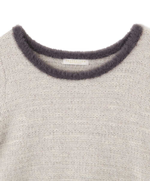 PROPORTION BODY DRESSING(プロポーションボディドレッシング)の「ラメフェザーニット / 1211270108(ニット/セーター・レディース・グレー/ホワイト系その他・FREE)」の10枚目の写真