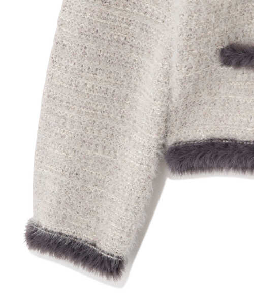 PROPORTION BODY DRESSING(プロポーションボディドレッシング)の「ラメフェザーニット / 1211270108(ニット/セーター・レディース・グレー/ホワイト系その他・FREE)」の12枚目の写真