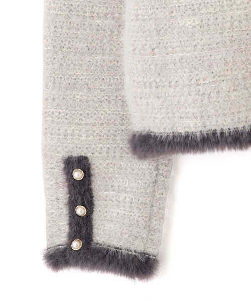 PROPORTION BODY DRESSING(プロポーションボディドレッシング)の「ラメフェザーニット / 1211270108(ニット/セーター・レディース・グレー/ホワイト系その他・FREE)」の14枚目の写真