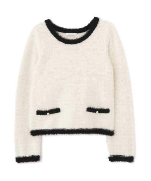 PROPORTION BODY DRESSING(プロポーションボディドレッシング)の「ラメフェザーニット / 1211270108(ニット/セーター・レディース・グレー/ホワイト系その他・FREE)」の16枚目の写真