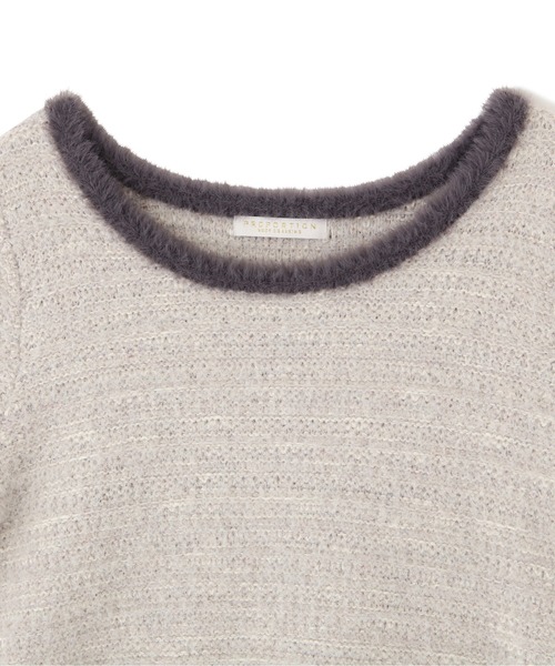 PROPORTION BODY DRESSING(プロポーションボディドレッシング)の「ラメフェザーニット / 1211270108(ニット/セーター・レディース・グレー/ホワイト系その他・FREE)」の21枚目の写真