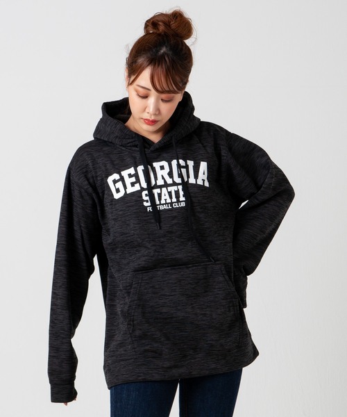 GGD（ジージーディー）の「レトロ プリント 裏起毛 パーカー（パーカー・レディース・ブルー/ブラック系/ブラック/グレー/グレー系/ブルー系/ブラウン/イエロー/グリーン/ブルー系2/ブルー系1/ブラック系4/グレー系3/レッド系/グレー系2/レッド系1/ブルー系4/ブルー系3/ホワイト/ブラック系3/グレー系1/ブラック系2/レッド/ブラック系1・M/L/LL）」の8枚目の写真