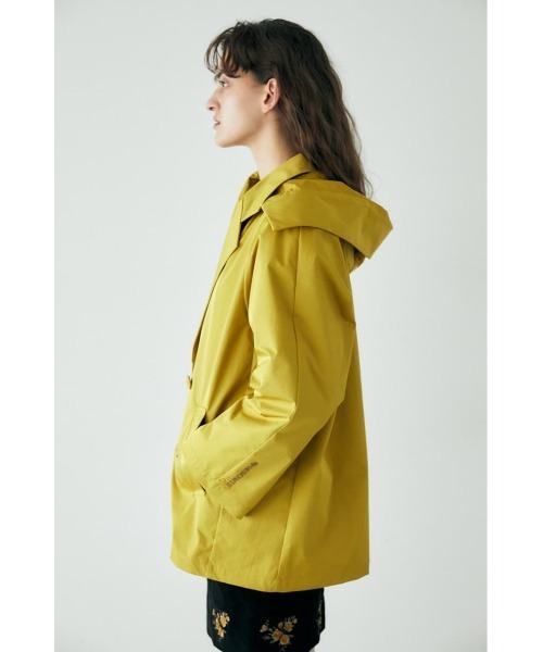 MOUSSY（マウジー）の「DM OVER SHORT TRENCH コート（トレンチコート・レディース・イエロー/アイボリー/ブラック・FREE）」の4枚目の写真