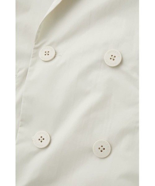 MOUSSY（マウジー）の「DM OVER SHORT TRENCH コート（トレンチコート・レディース・イエロー/アイボリー/ブラック・FREE）」の8枚目の写真