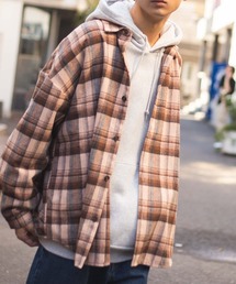 WEGO | WEGO/チェックCPOルーズシャツ(シャツ/ブラウス)