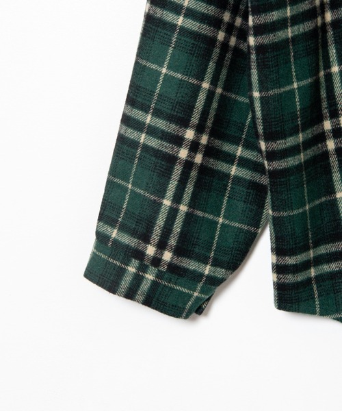 WEGO（ウィゴー）の「WEGO/チェックCPOルーズシャツ（シャツ/ブラウス・メンズ・ベージュ系その他2/グリーン系その他2・MEDIUM/LARGE）」の7枚目の写真