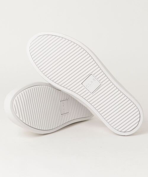 CLAE（クレイ）の「クレイ ウィメンズ/レザースニーカー（スニーカー・レディース・ホワイト・60/55/50/70/65）」の2枚目の写真