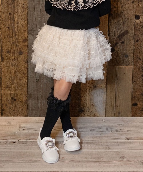 Rora（ローラ）の「ブリーズ ハイソックス (2color)  14cm~22cm（ソックス/靴下・キッズ・ホワイト/ブラック・18.0cm/16.0cm/20.0cm/14.0cm）」の10枚目の写真