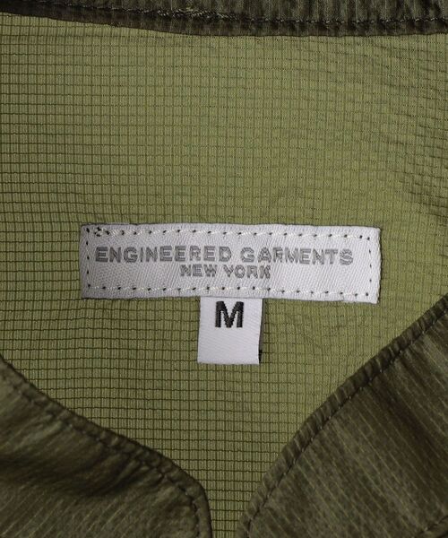 Engineered Garments（エンジニアードガーメンツ）の「【SHIPS別注】ENGINEERED GARMENTS: DAYTON SHIRT NYLON MICRO RIPSTOP（ブルゾン・メンズ・オリーブ/ブラック・LARGE/X-SMALL/SMALL/MEDIUM）」の12枚目の写真