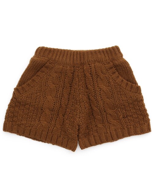 BREEZE(ブリーズ)の「ケーブルニットショートパンツ(その他パンツ・キッズ・アイボリー/ブラウン・120/110/140/130/90/100/80)」の6枚目の写真