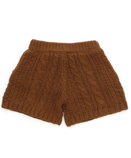 BREEZE(ブリーズ)の「ケーブルニットショートパンツ(その他パンツ・キッズ・アイボリー/ブラウン・120/110/140/130/90/100/80)」の7枚目の写真