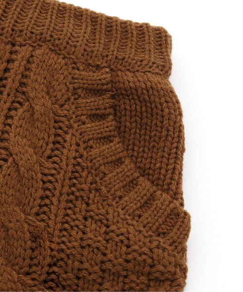 BREEZE(ブリーズ)の「ケーブルニットショートパンツ(その他パンツ・キッズ・アイボリー/ブラウン・120/110/140/130/90/100/80)」の10枚目の写真