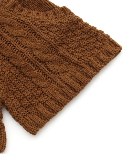 BREEZE(ブリーズ)の「ケーブルニットショートパンツ(その他パンツ・キッズ・アイボリー/ブラウン・120/110/140/130/90/100/80)」の12枚目の写真