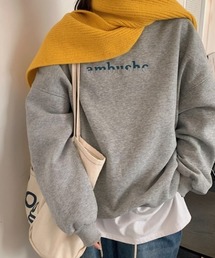 "ambushc" デザインロゴスウェット