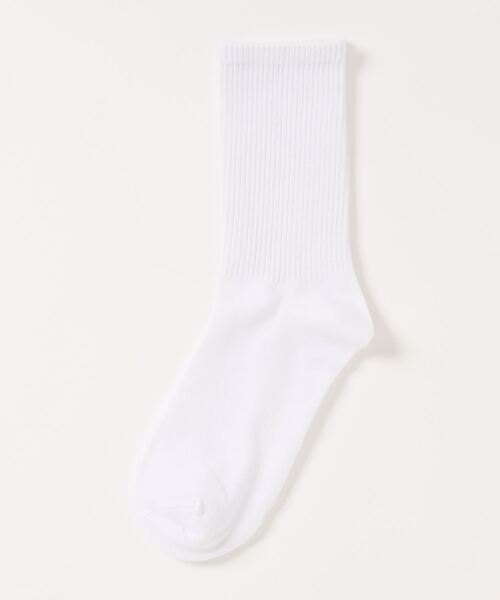 「kakko」(カッコ)の「レディース カラーリブソックス クルー丈(ソックス/靴下・レディース・レッド/ピンク/ブラウン/ターコイズブルー/イエロー/オレンジ/ブルー/グリーン/ライトパープル/ホワイト/ダークグリーン/ブラック/ライトブルー/スカイブルー/パープル/サーモンピンク/フューシャピンク/黄緑系/ライトグリーン/ライトオレンジ系・FREE)」の2枚目の写真