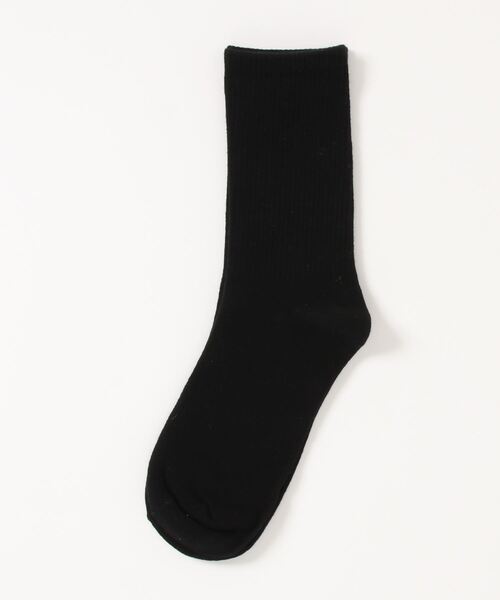 「kakko」(カッコ)の「レディース カラーリブソックス クルー丈(ソックス/靴下・レディース・レッド/ピンク/ブラウン/ターコイズブルー/イエロー/オレンジ/ブルー/グリーン/ライトパープル/ホワイト/ダークグリーン/ブラック/ライトブルー/スカイブルー/パープル/サーモンピンク/フューシャピンク/黄緑系/ライトグリーン/ライトオレンジ系・FREE)」の3枚目の写真