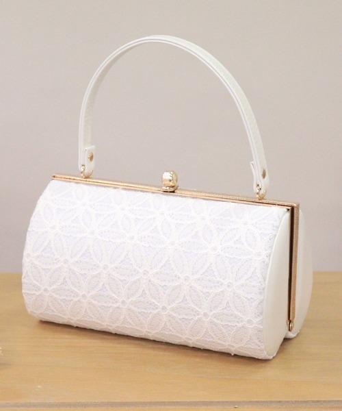 utatane(ウタタネ)の「草履バッグ 日本製レース(和装小物・レディース・ホワイト・FREE)」の4枚目の写真