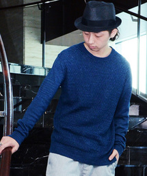 KATHARINE HAMNETT LONDON  | MIX LINEN PULLOVER / ミックスリネンプルオーバーニット(ニット/セーター)
