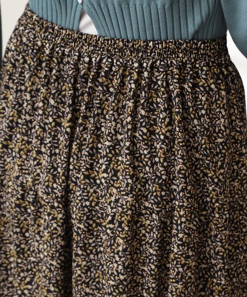 N.(N. Natural Beauty Basic)(エヌエヌナチュラルビューティーベーシック)の「◆プリントティアードスカート(スカート・レディース・ホワイト系その他/ブラック系その他・MEDIUM)」の9枚目の写真