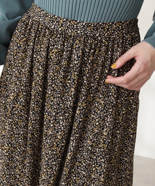 N.(N. Natural Beauty Basic)(エヌエヌナチュラルビューティーベーシック)の「◆プリントティアードスカート(スカート・レディース・ホワイト系その他/ブラック系その他・MEDIUM)」の12枚目の写真