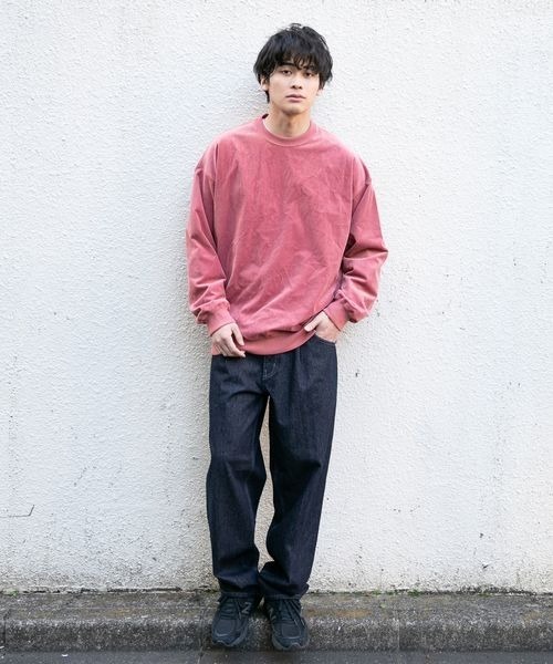 LOWRYS FARM（ローリーズファーム）の「コーデュロイドロップクルー　262817（その他トップス・メンズ・ブラック/グレー/ピンク/ブルー・MEDIUM/LARGE）」の12枚目の写真