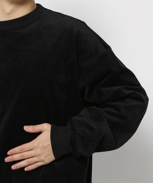 LOWRYS FARM（ローリーズファーム）の「コーデュロイドロップクルー　262817（その他トップス・メンズ・ブラック/グレー/ピンク/ブルー・MEDIUM/LARGE）」の22枚目の写真