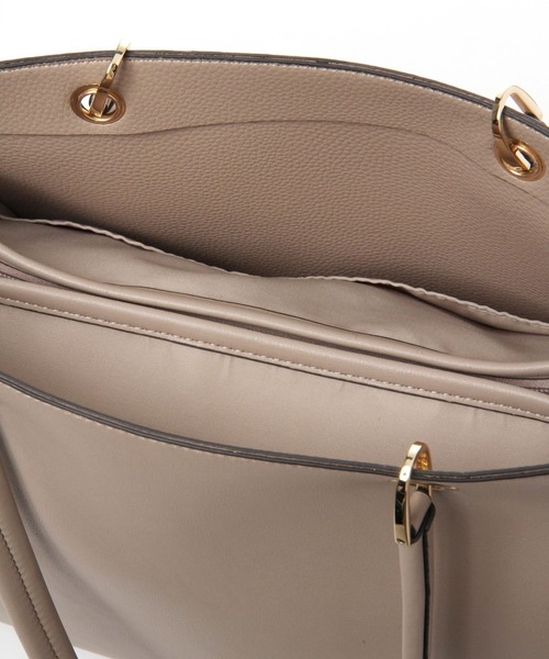 LEPSIM（レプシィム）の「【ゼロかる】キレイめA4トート　258501（トートバッグ・レディース・ブラック/ベージュ/アイボリー・ONE SIZE）」の13枚目の写真