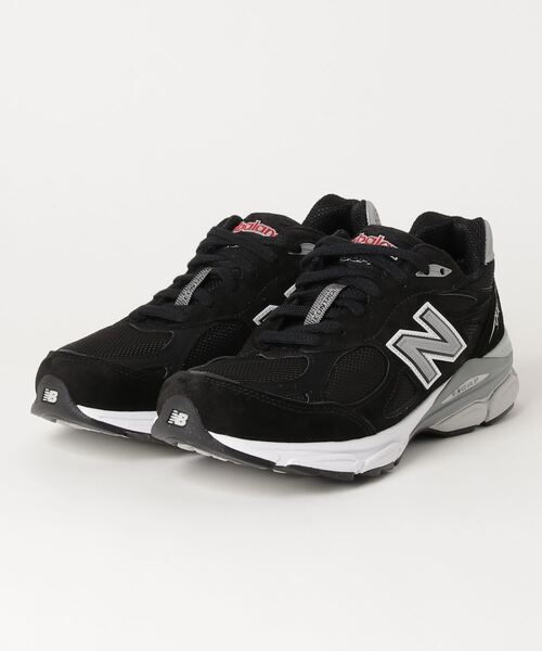 NEW BALANCE（ニューバランス）の「M990 v3（スニーカー・メンズ・ブラック/ネイビー・26.0cm/27.5cm/27.0cm/28.5cm/28.0cm/29.0cm/25.5cm/26.5cm/25.0cm）」の3枚目の写真