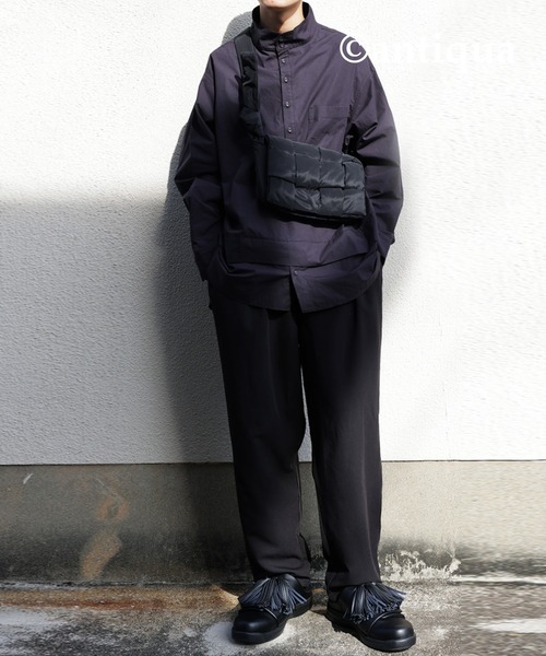 antiqua（アンティカ）の「革靴風デザインスニーカー（スニーカー・メンズ・ブラック・27/28）」の6枚目の写真