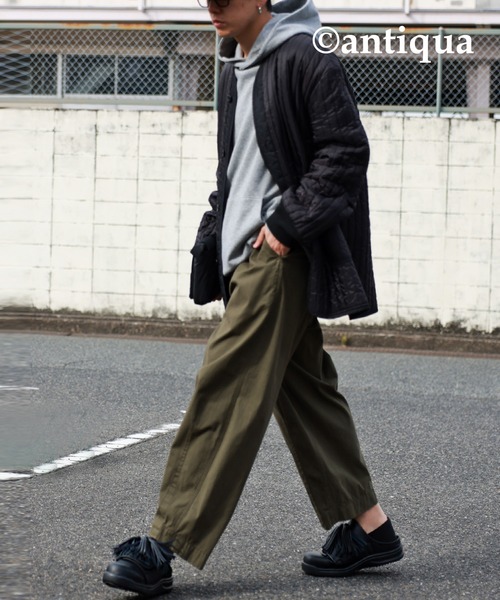 antiqua（アンティカ）の「革靴風デザインスニーカー（スニーカー・メンズ・ブラック・27/28）」の9枚目の写真