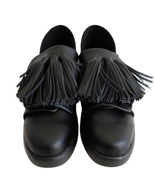 antiqua（アンティカ）の「革靴風デザインスニーカー（スニーカー・メンズ・ブラック・27/28）」の16枚目の写真