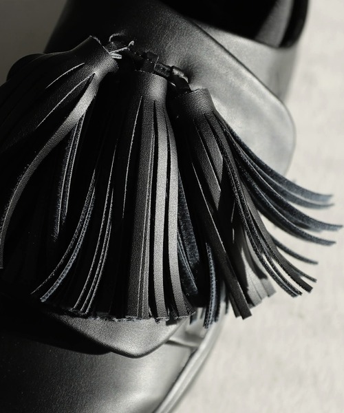 antiqua（アンティカ）の「革靴風デザインスニーカー（スニーカー・メンズ・ブラック・27/28）」の18枚目の写真