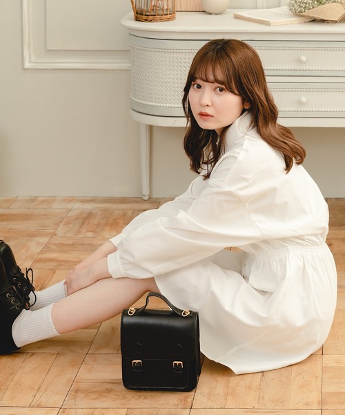 Cham.(チャム)の「シャツワンピース(シャツワンピース・レディース・ホワイト/ブラック・FREE)」の9枚目の写真