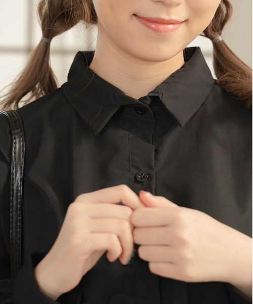 Cham.(チャム)の「シャツワンピース(シャツワンピース・レディース・ホワイト/ブラック・FREE)」の15枚目の写真