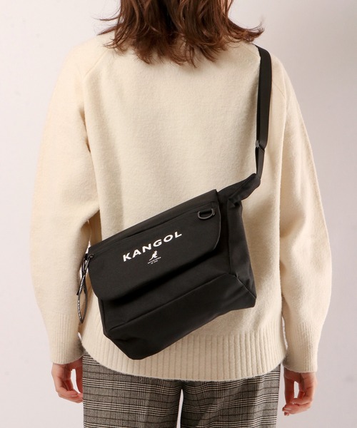KANGOL(カンゴール)の「KANGOL ショルダーバッグ(ショルダーバッグ・レディース・ブラック/ベージュ/ブラック系その他・FREE)」の10枚目の写真