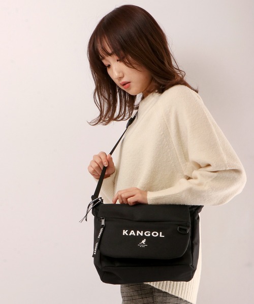 KANGOL(カンゴール)の「KANGOL ショルダーバッグ(ショルダーバッグ・レディース・ブラック/ベージュ/ブラック系その他・FREE)」の9枚目の写真