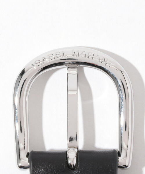 ISABEL MARANT（イザベルマラン）の「ISABEL MARANT ZAP レザーベルト（ベルト・レディース・ブラック/ライトベージュ・S/M）」の6枚目の写真