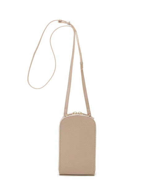 トプカピ/クロス 型押し パイピング ミニバッグ RAY レイ TOPKAPI（トプカピ）の「クロス 型押し パイピング ミニバッグ RAY