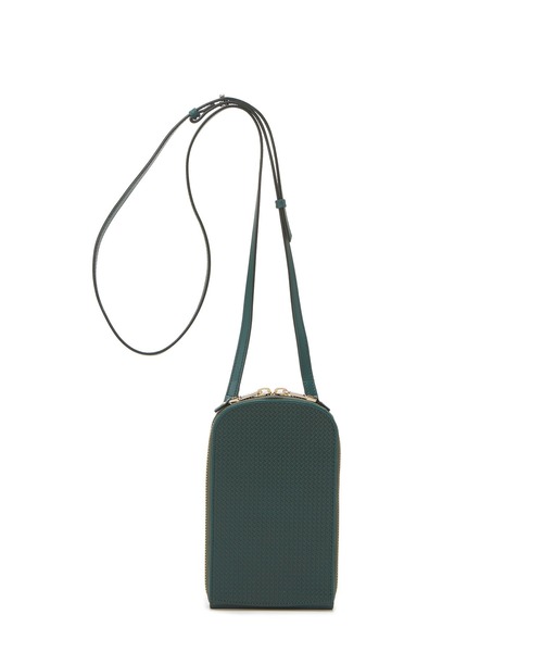 トプカピ/クロス 型押し パイピング ミニバッグ RAY レイ TOPKAPI（トプカピ）の「クロス 型押し パイピング ミニバッグ RAY