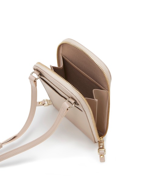 TOPKAPI（トプカピ）の「クロス 型押し パイピング ミニバッグ RAY