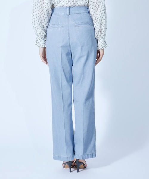 ROPE'（ロペ）の「【セットアップ対応】デニムストレートパンツ【SDGs】（デニムパンツ・レディース・ブルー系その他4・36/38）」の10枚目の写真