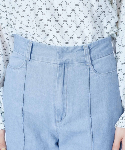 ROPE'（ロペ）の「【セットアップ対応】デニムストレートパンツ【SDGs】（デニムパンツ・レディース・ブルー系その他4・36/38）」の12枚目の写真