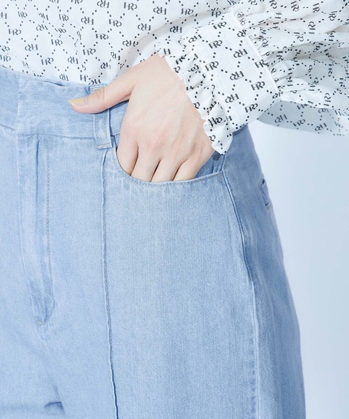 ROPE'（ロペ）の「【セットアップ対応】デニムストレートパンツ【SDGs】（デニムパンツ・レディース・ブルー系その他4・36/38）」の14枚目の写真