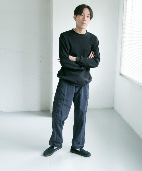 URBAN RESEARCH DOORS(アーバンリサーチドアーズ)の「ワッフルロングスリーブポケットTシャツ(Tシャツ/カットソー・メンズ・オレンジ/ブラック/ベージュ系その他・38/40)」の17枚目の写真